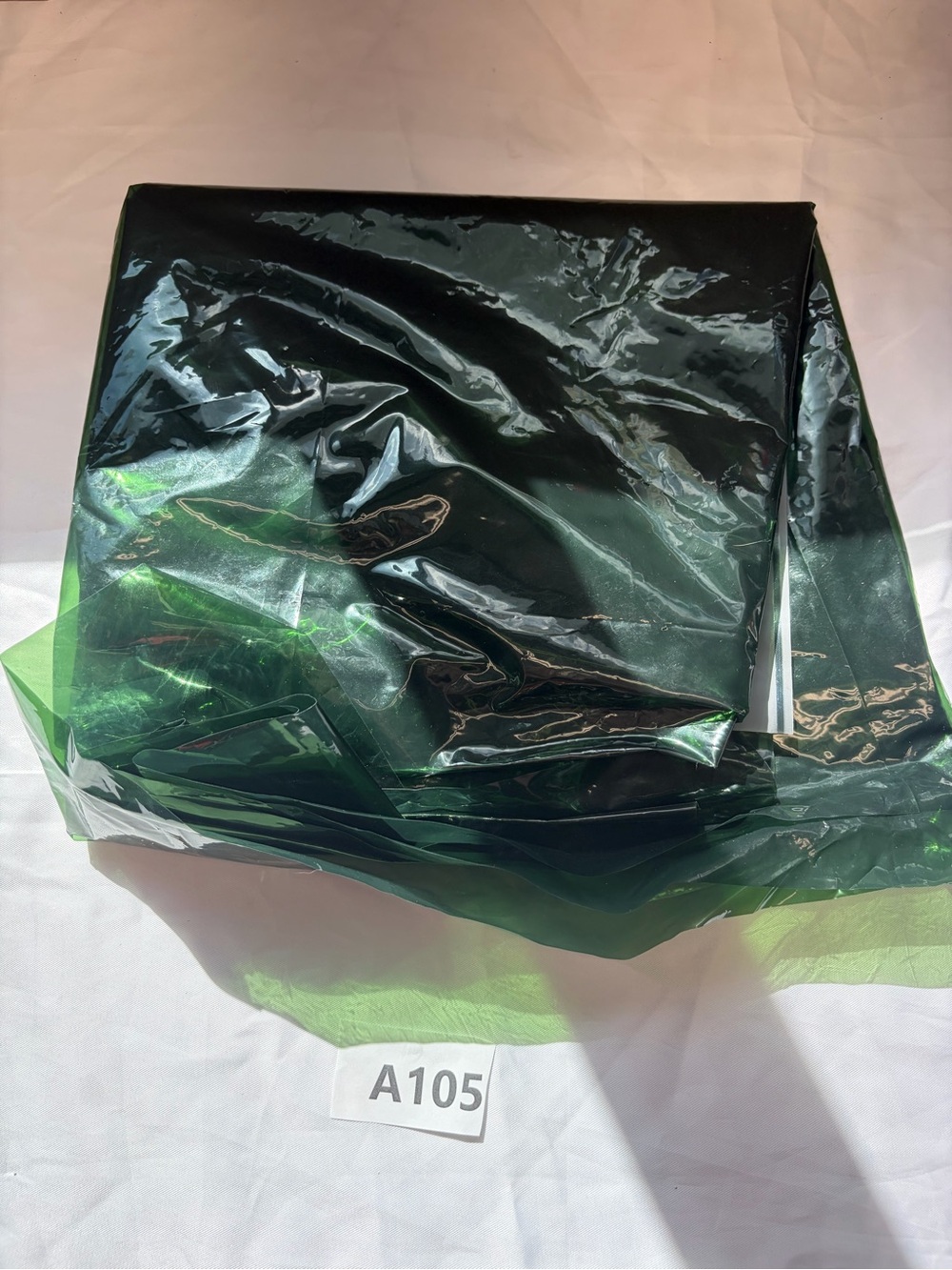 Green shower liner